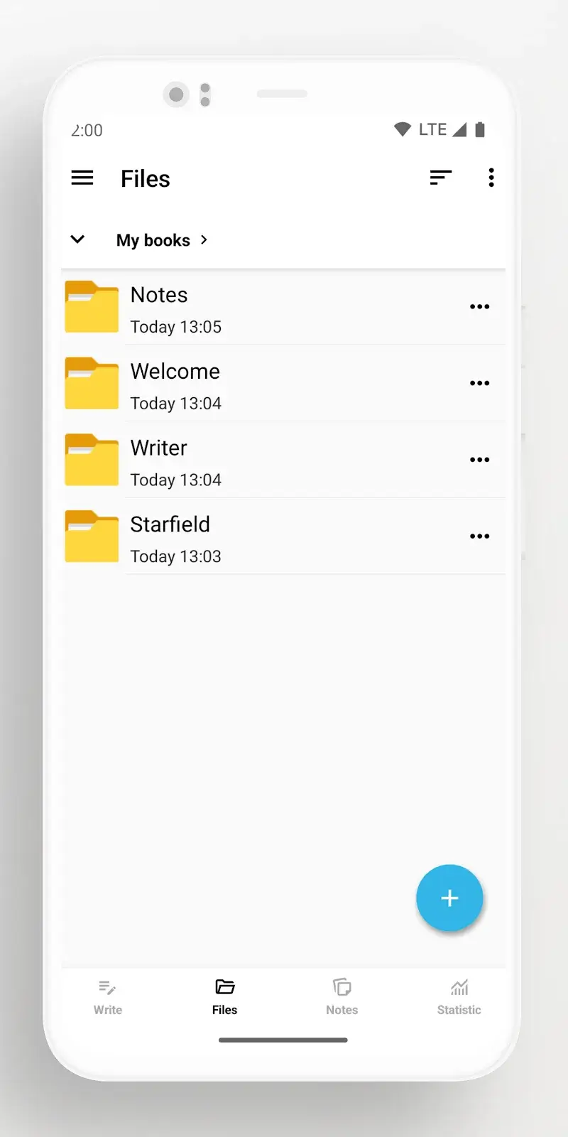 Lite Writer: Writing/Note/Memo screenshot 1