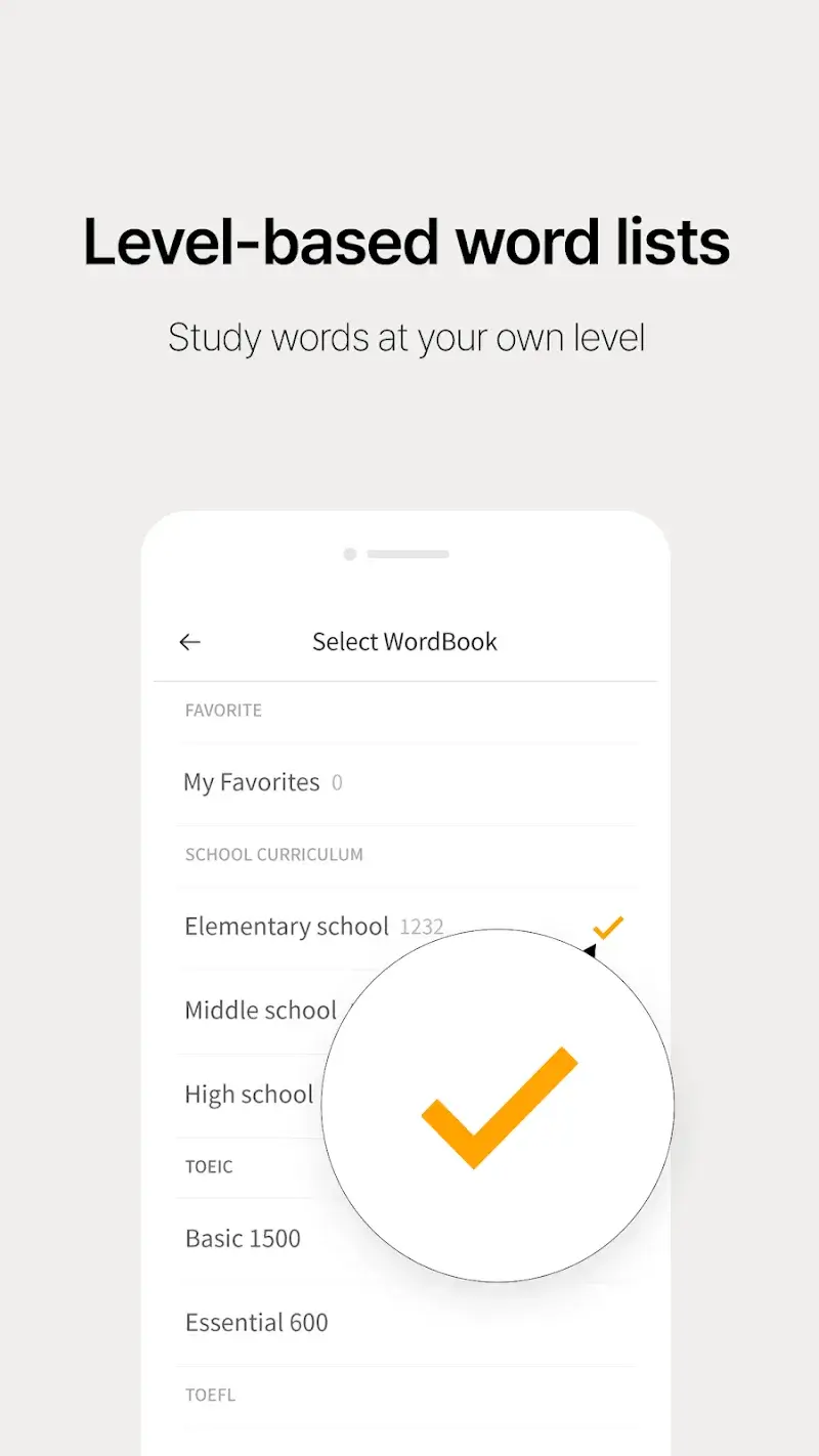 Lockscreen English Dictionary screenshot 1