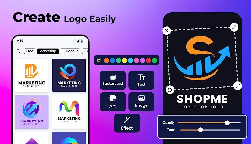 Logo Maker & Logo Creator (LogoX) screenshot 1