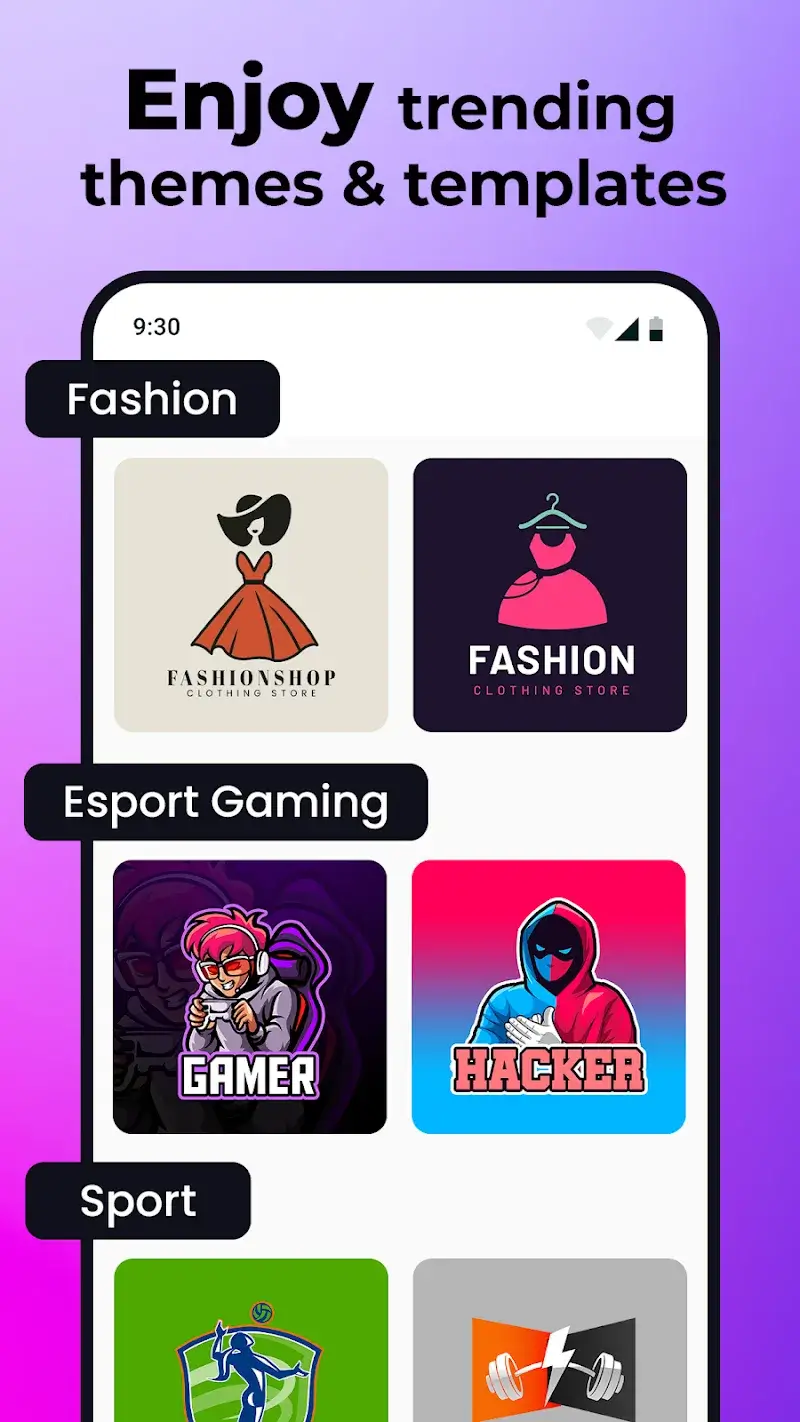 Logo Maker & Logo Creator (LogoX) screenshot 1