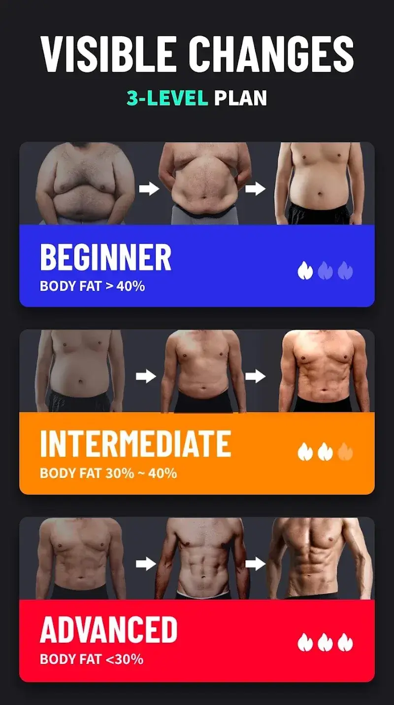 Lose Weight App for Men screenshot 1