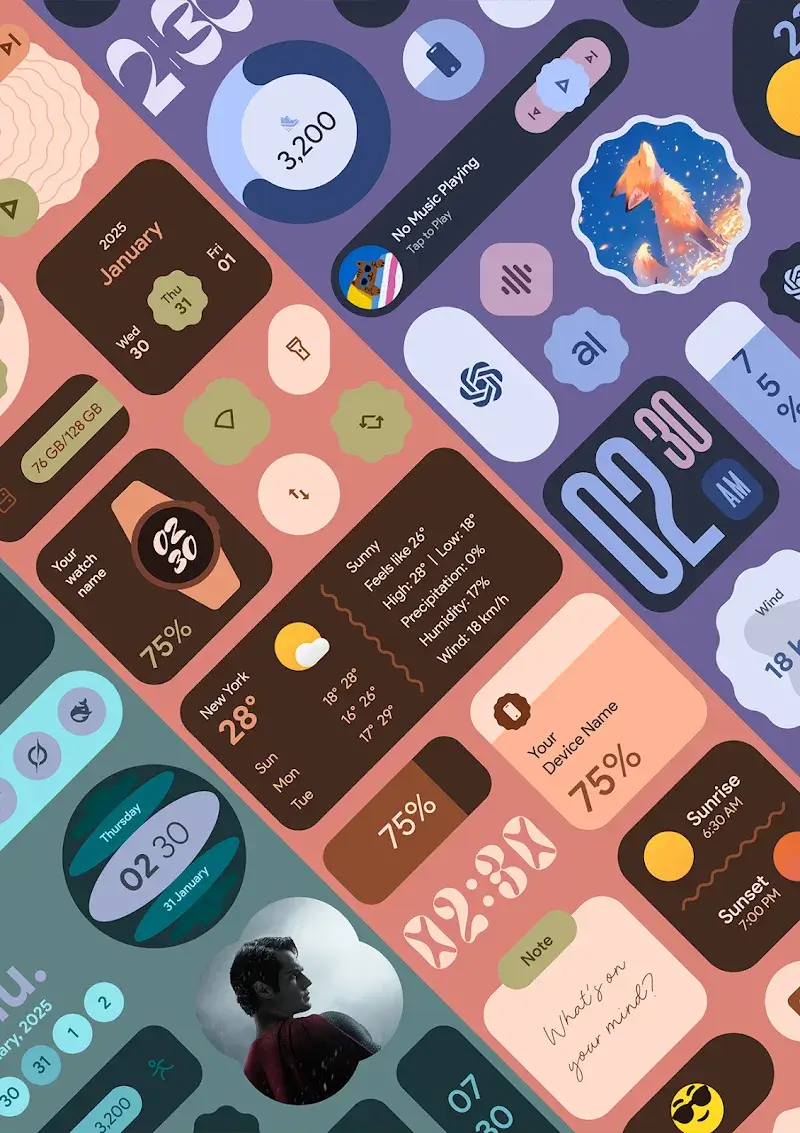 M3 Expressive Widgets screenshot 1