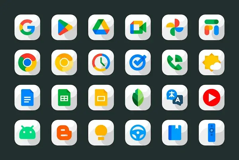Maahes White - Icon Pack screenshot 1