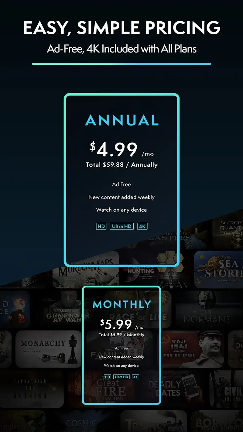 MagellanTV Documentaries screenshot 1