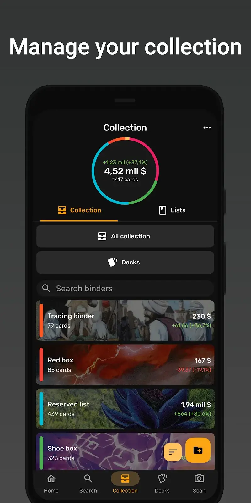ManaBox screenshot 1