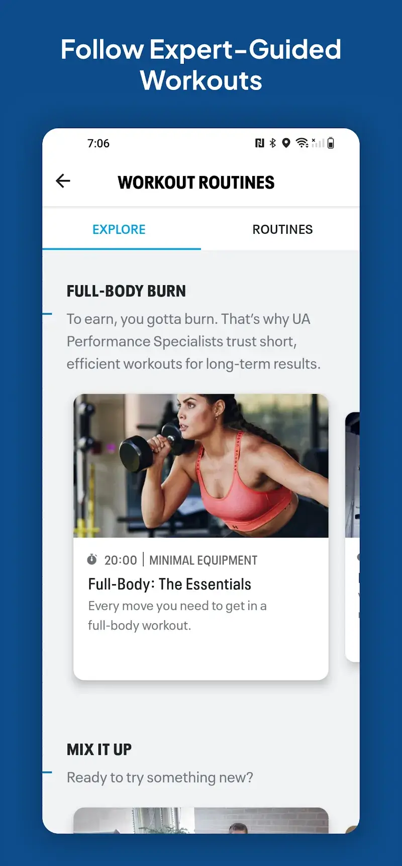 Map My Fitness Workout Tracker screenshot 1