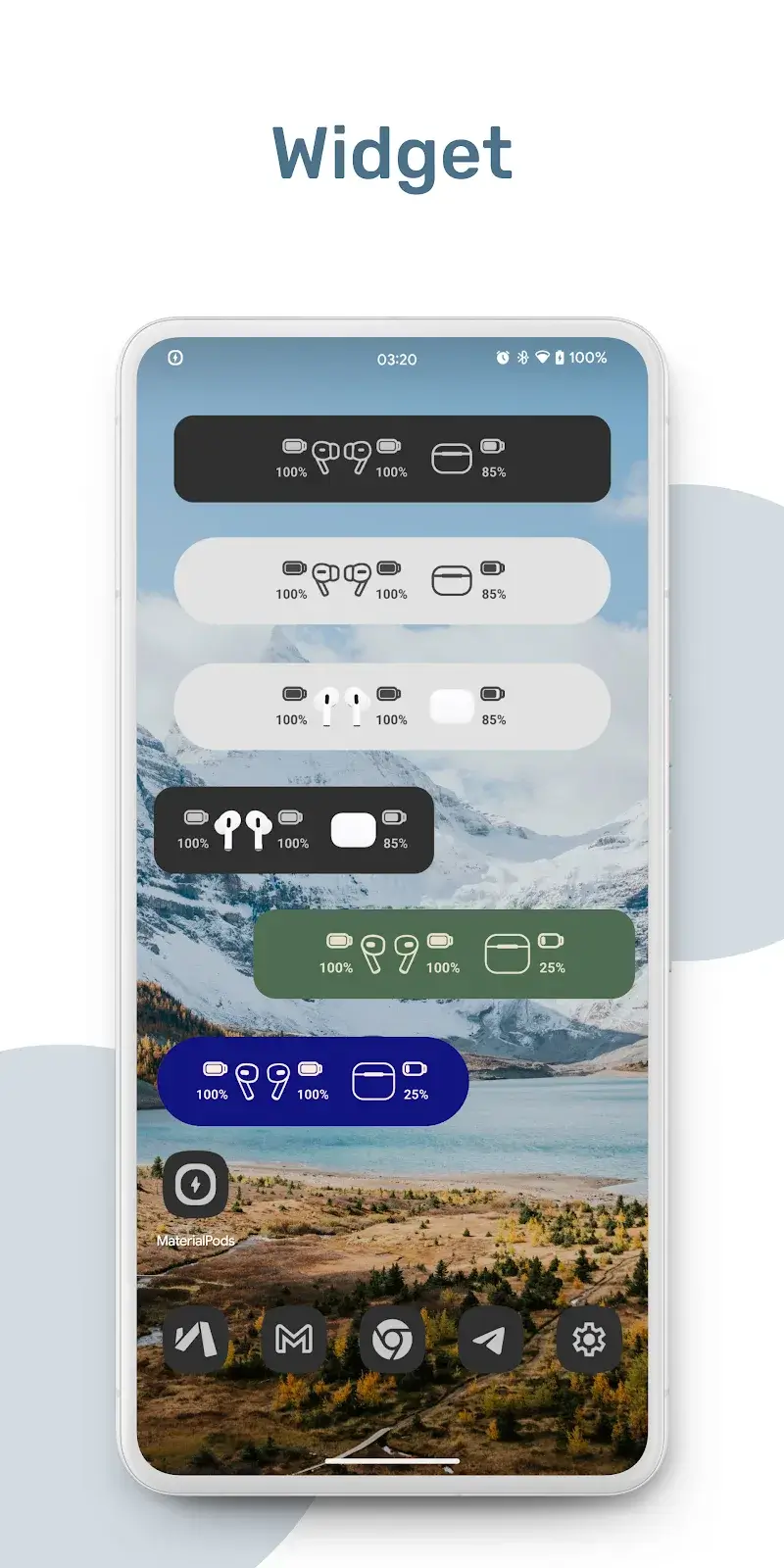 MaterialPods screenshot 1