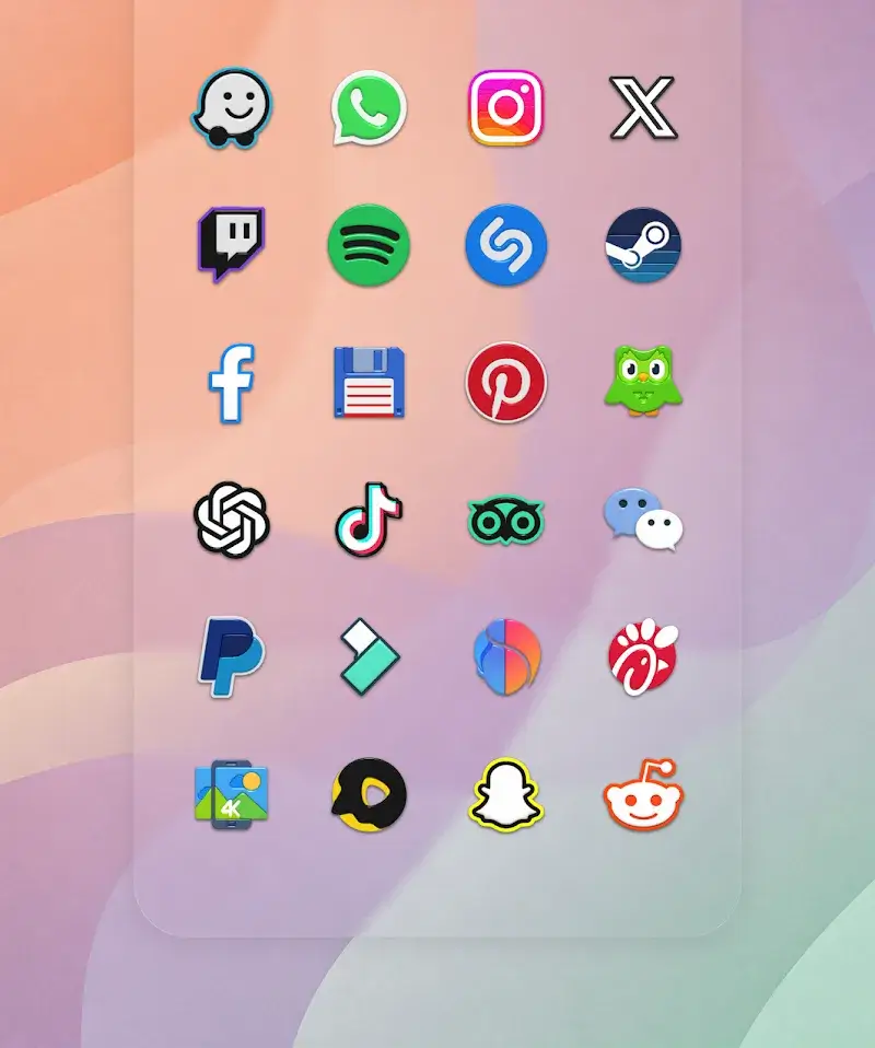Medium Icon Pack screenshot 1