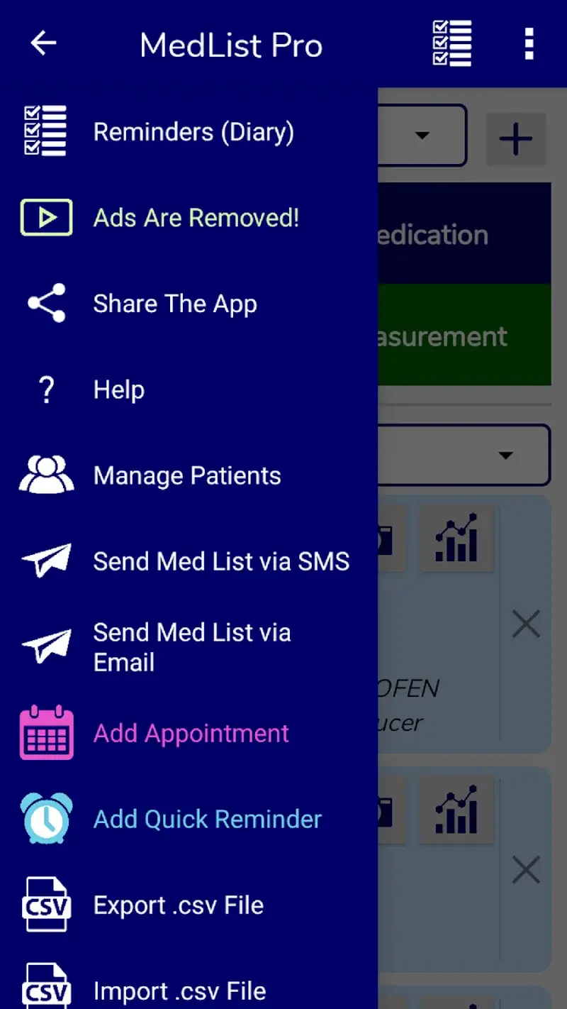 MedList Pro screenshot 1