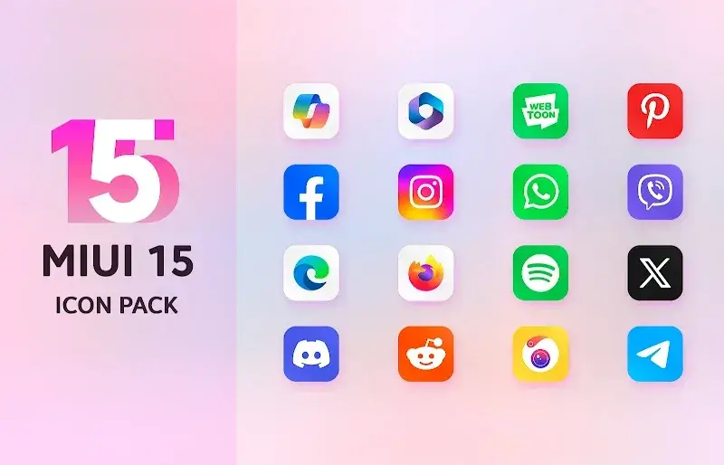 Mi15 - Icon Pack screenshot 1