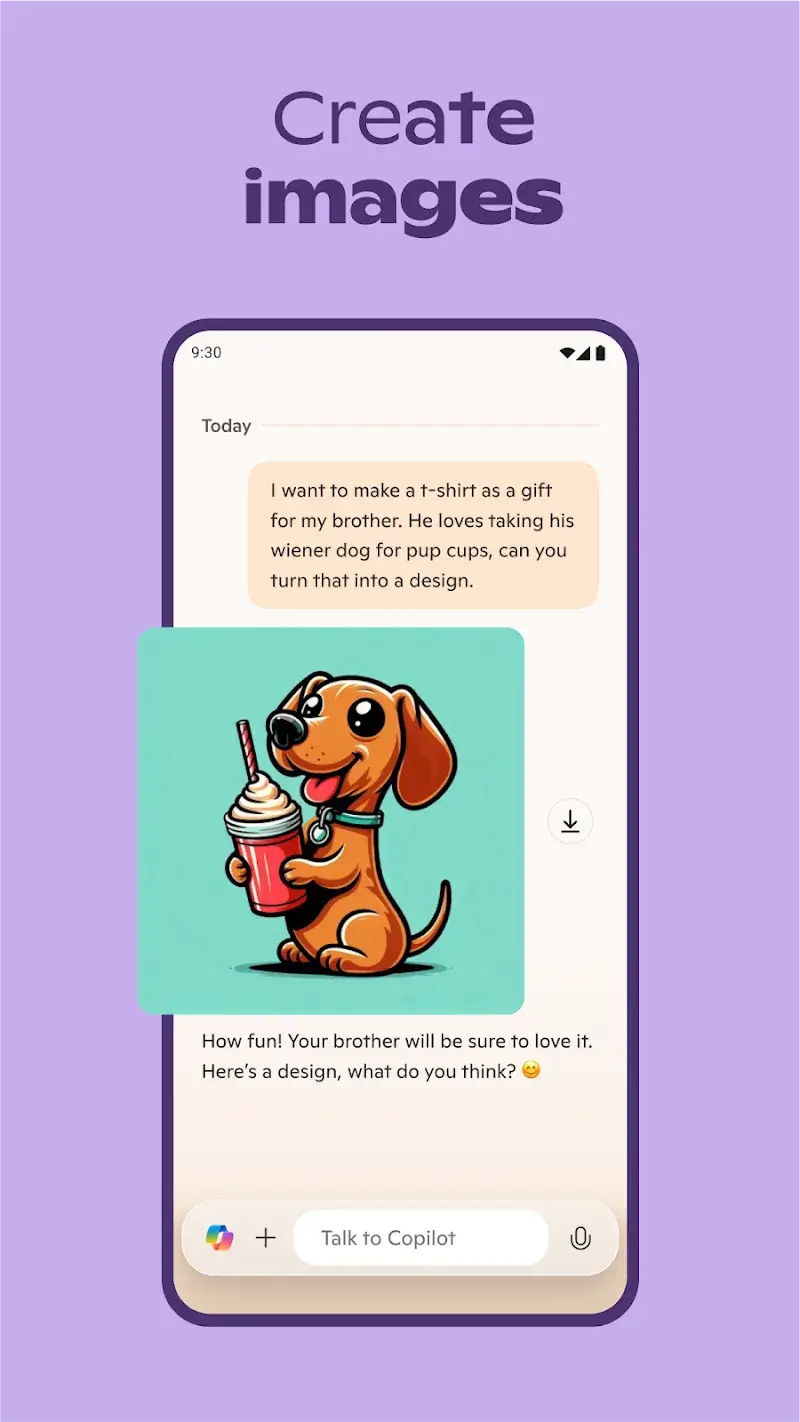 ​​Microsoft Copilot screenshot 1