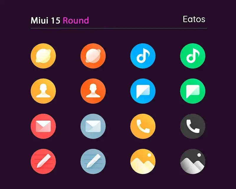Miui 15 - Icon Pack (Round) screenshot 1
