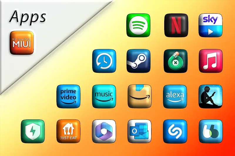MIUI 3D - Icon Pack screenshot 1