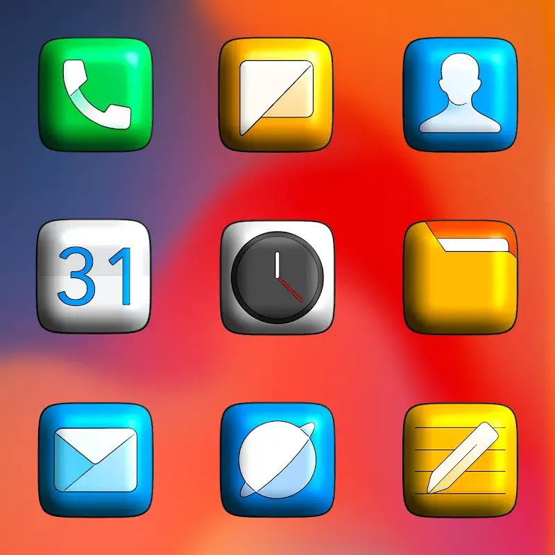 MIUl 3D - Icon Pack screenshot 1