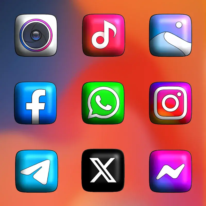 MIUl 3D - Icon Pack screenshot 1