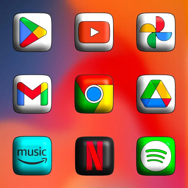 MIUl 3D - Icon Pack screenshot 1