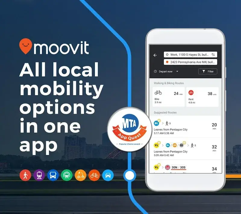 Moovit: Your Transit Tracker screenshot 1