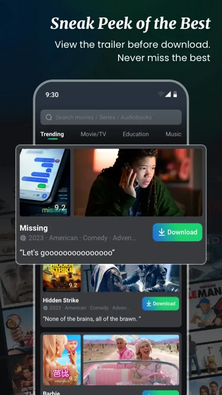 MovieBox screenshot 1