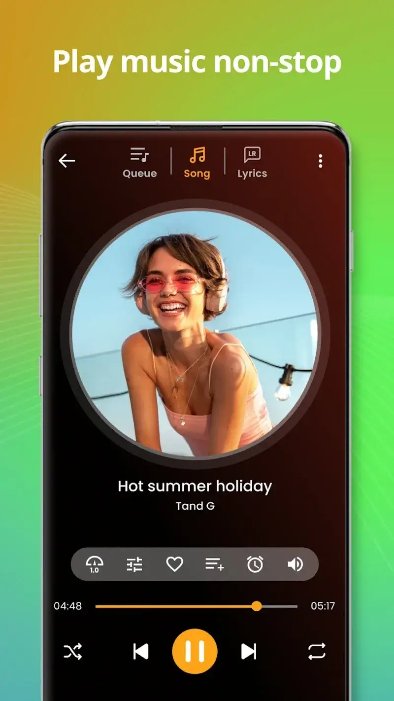 Music player screenshot 1