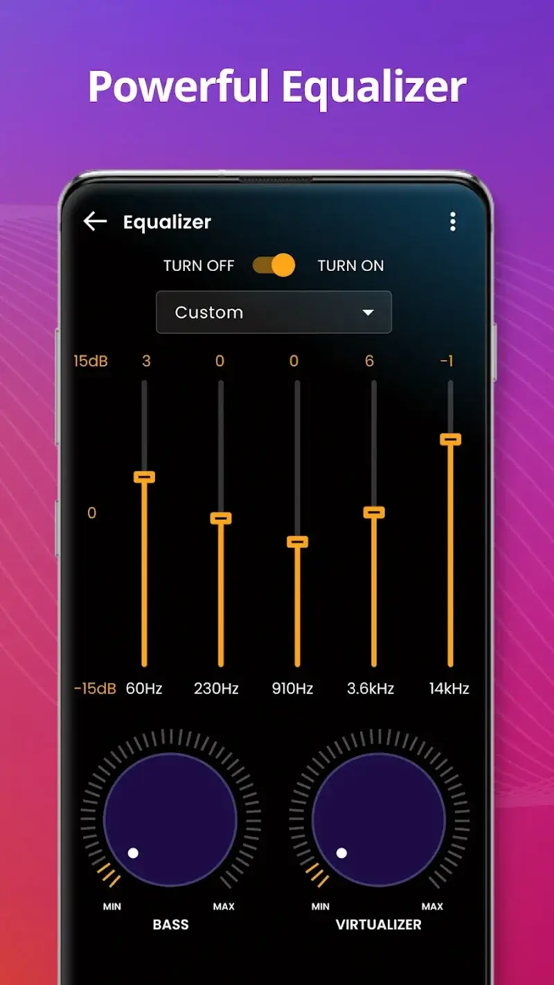 Music player screenshot 1