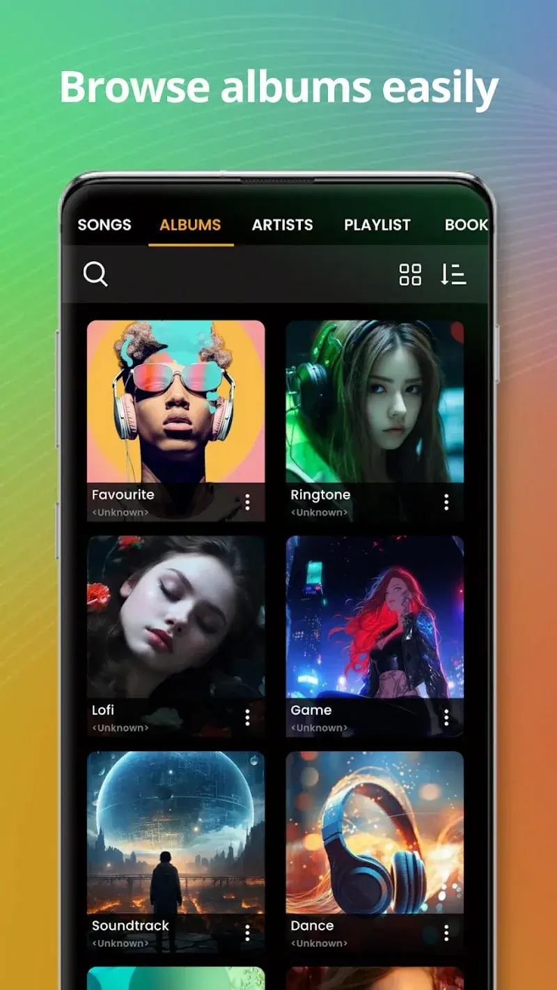 Music player screenshot 1