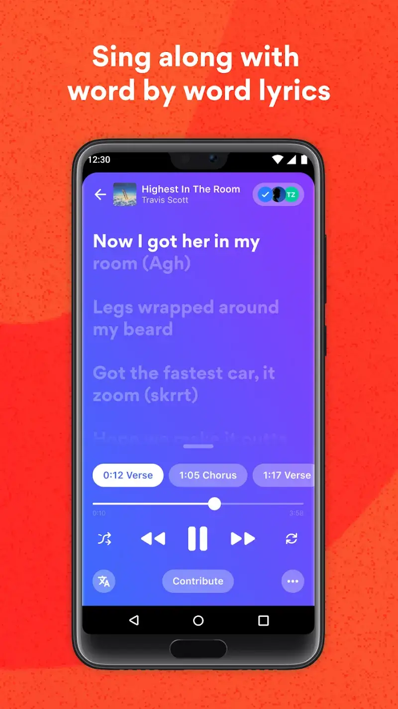 Musixmatch: lyrics finder screenshot 1