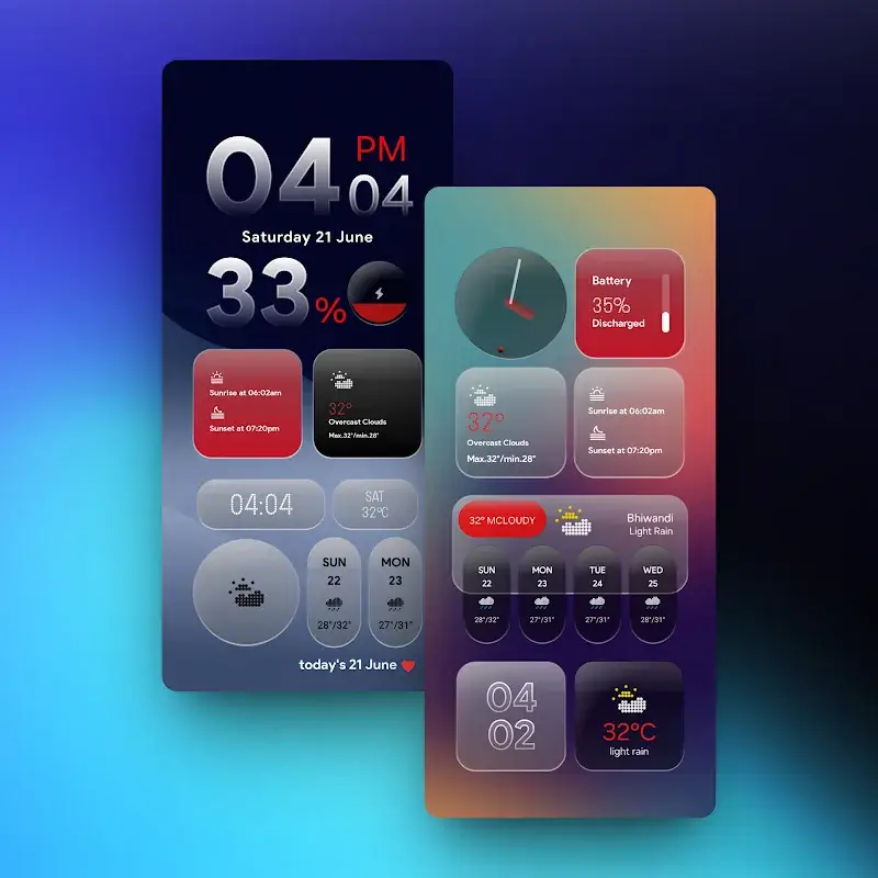 My Thing Glass Kwgt screenshot 1