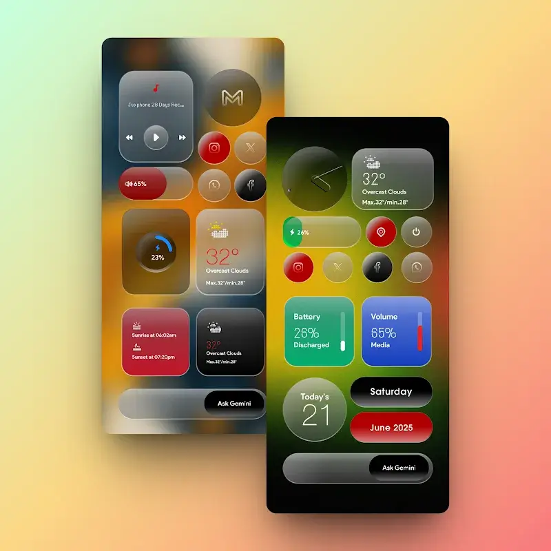 My Thing Glass Kwgt screenshot 1