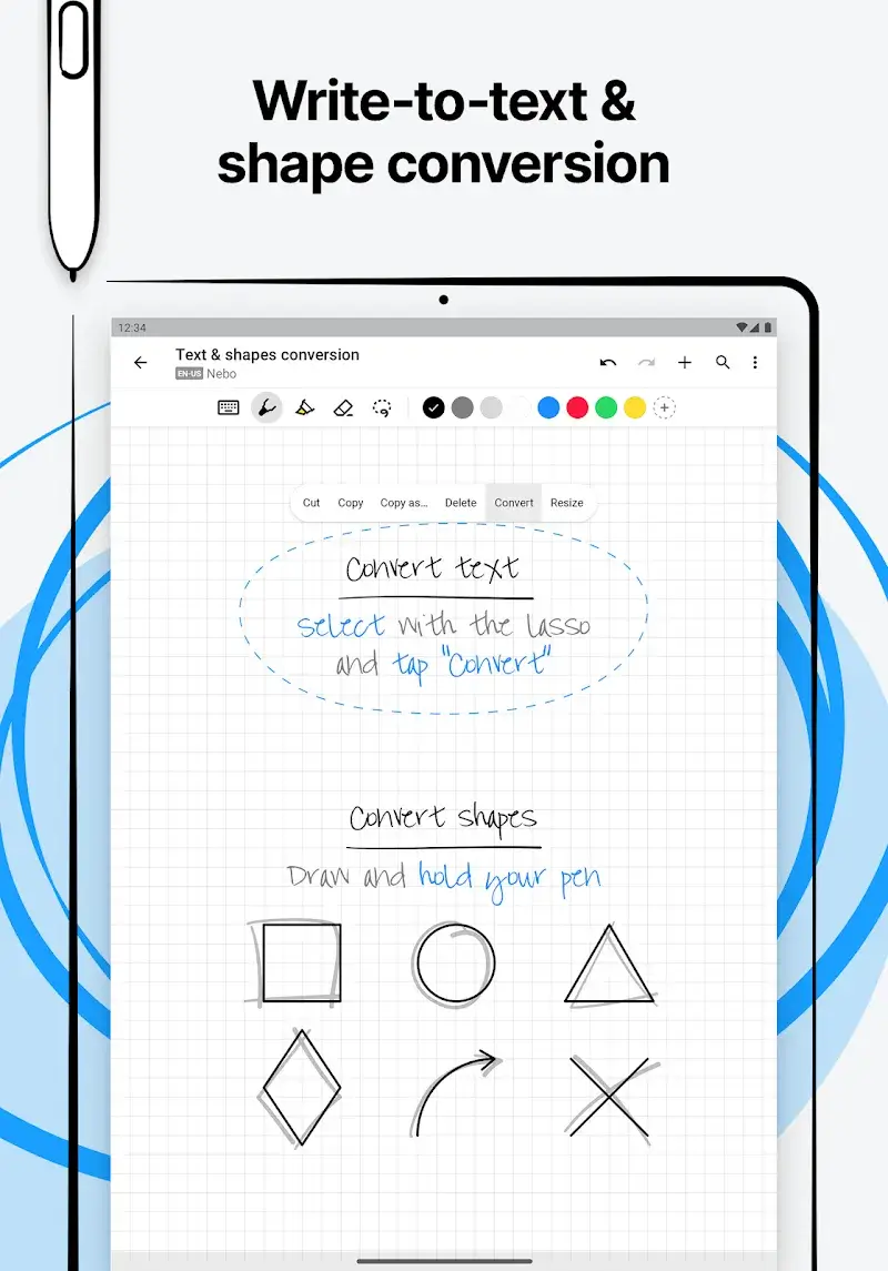 MyScript Notes for Students (Nebo) screenshot 1
