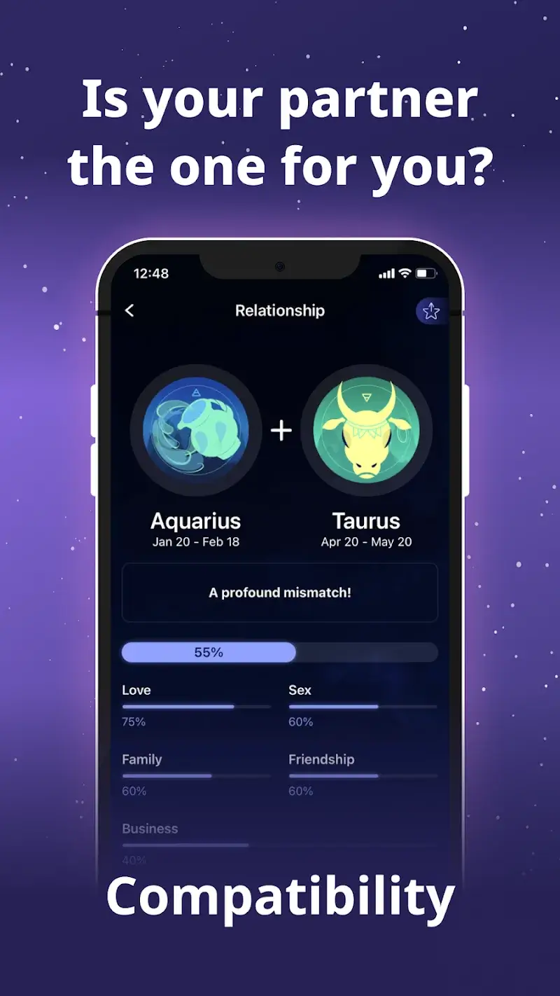 Nebula: Horoscope & Astrology screenshot 1