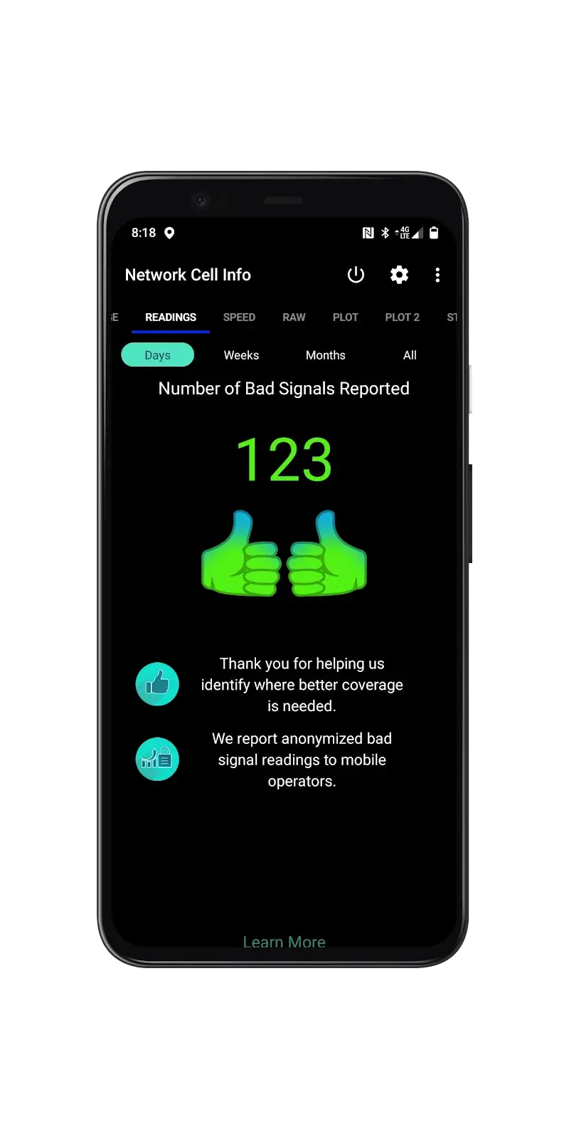 Network Cell Info & Wifi screenshot 1