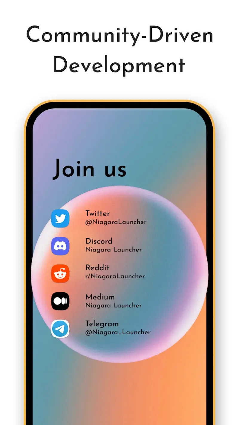 Niagara Launcher screenshot 1