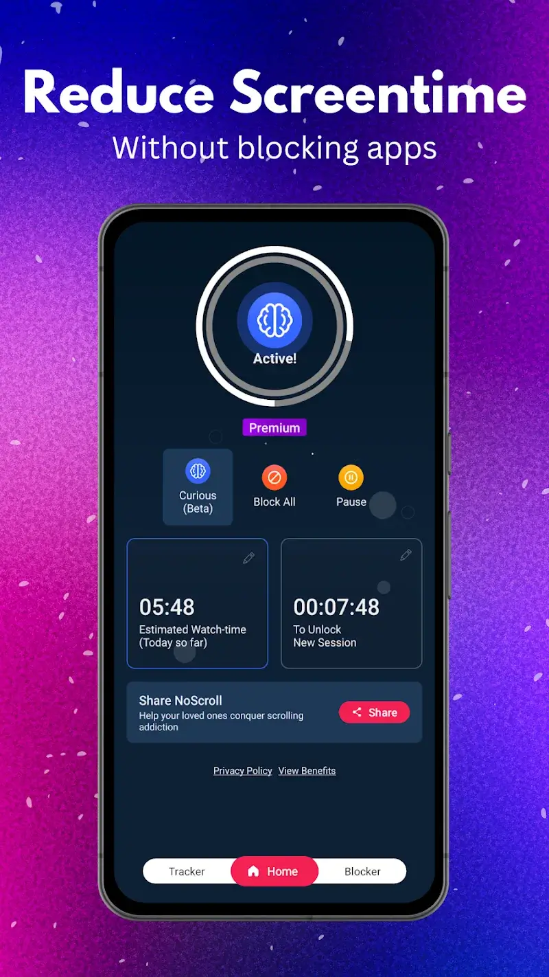 NoScroll screenshot 1