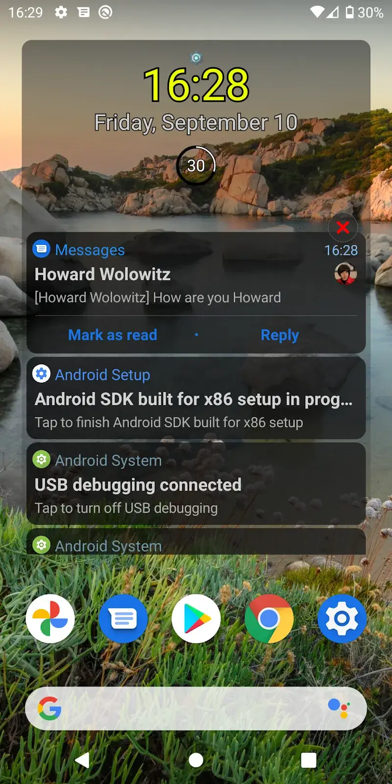 Notification Widget screenshot 1