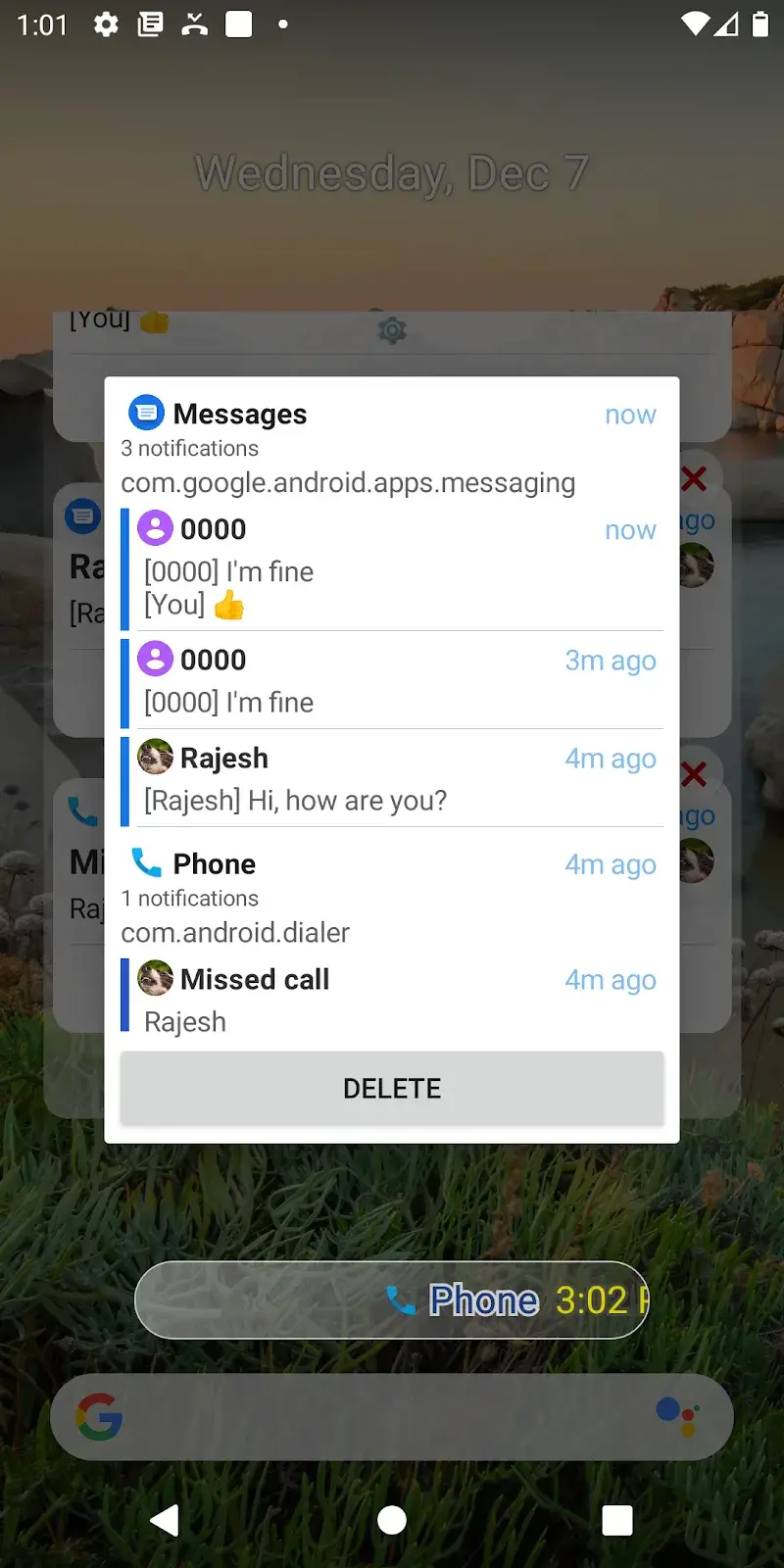 Notification Widget screenshot 1