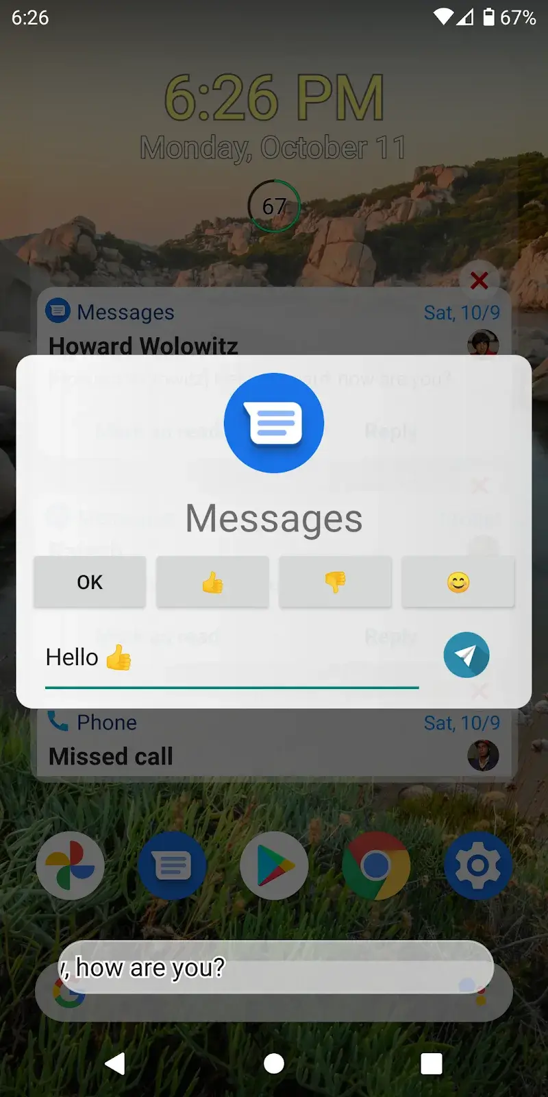 Notification Widget screenshot 1