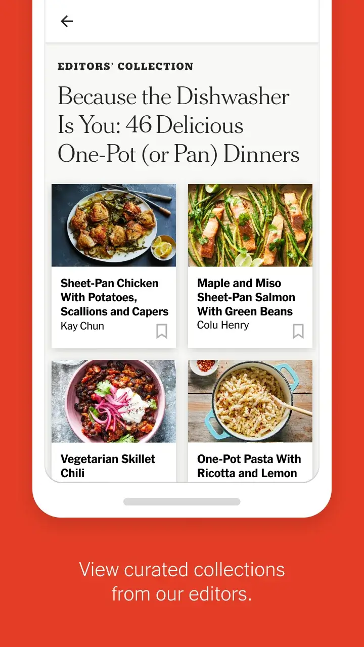NYT Cooking screenshot 1