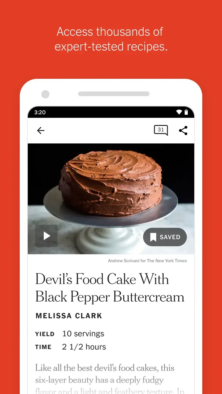 NYT Cooking screenshot 1