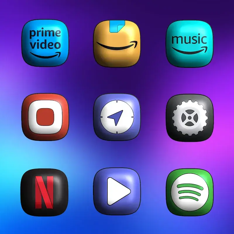 One UI 3D - Icon Pack screenshot 1