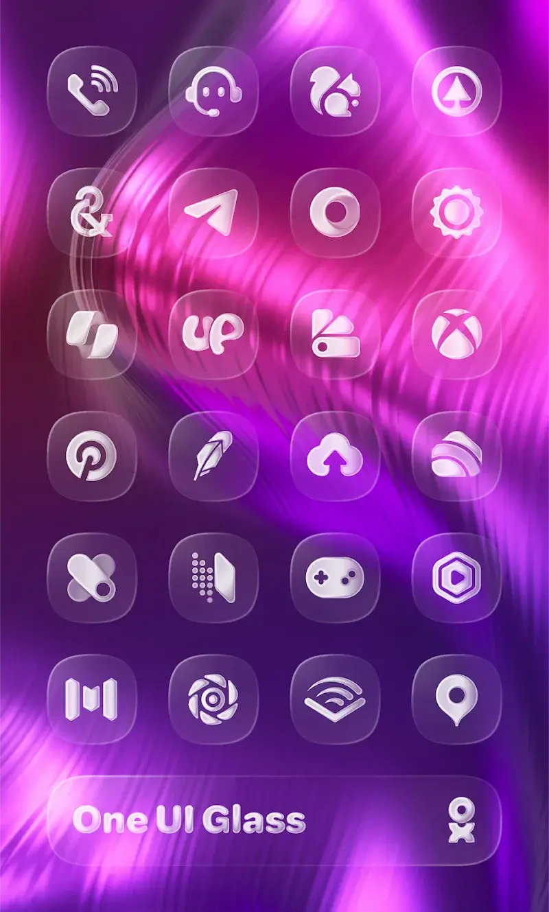 One UI Glass Icon Pack screenshot 1