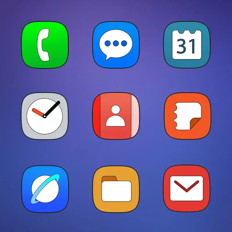 One UI HD – Icon Pack screenshot 1