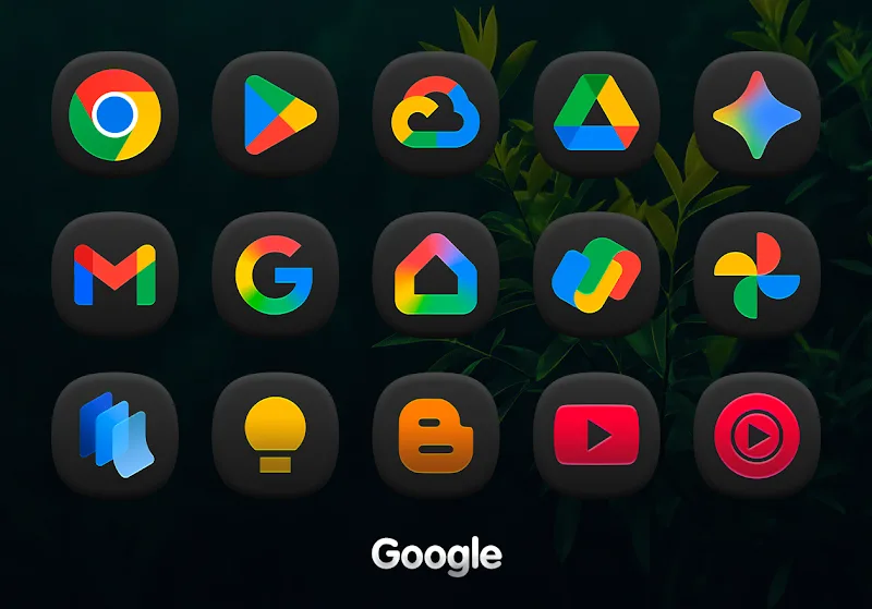 OneDark 3D - Icon Pack screenshot 1
