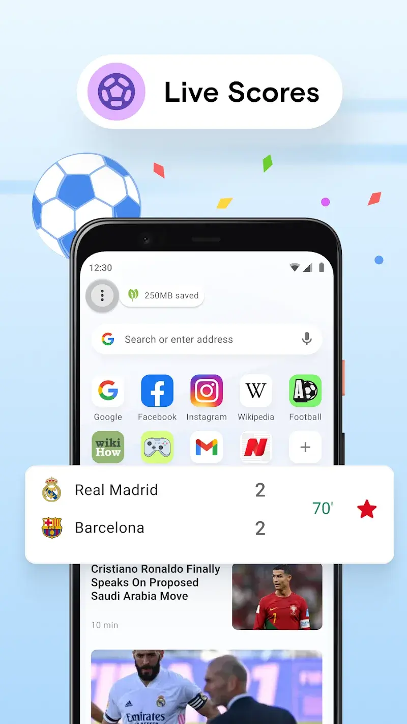 Opera Mini screenshot 1