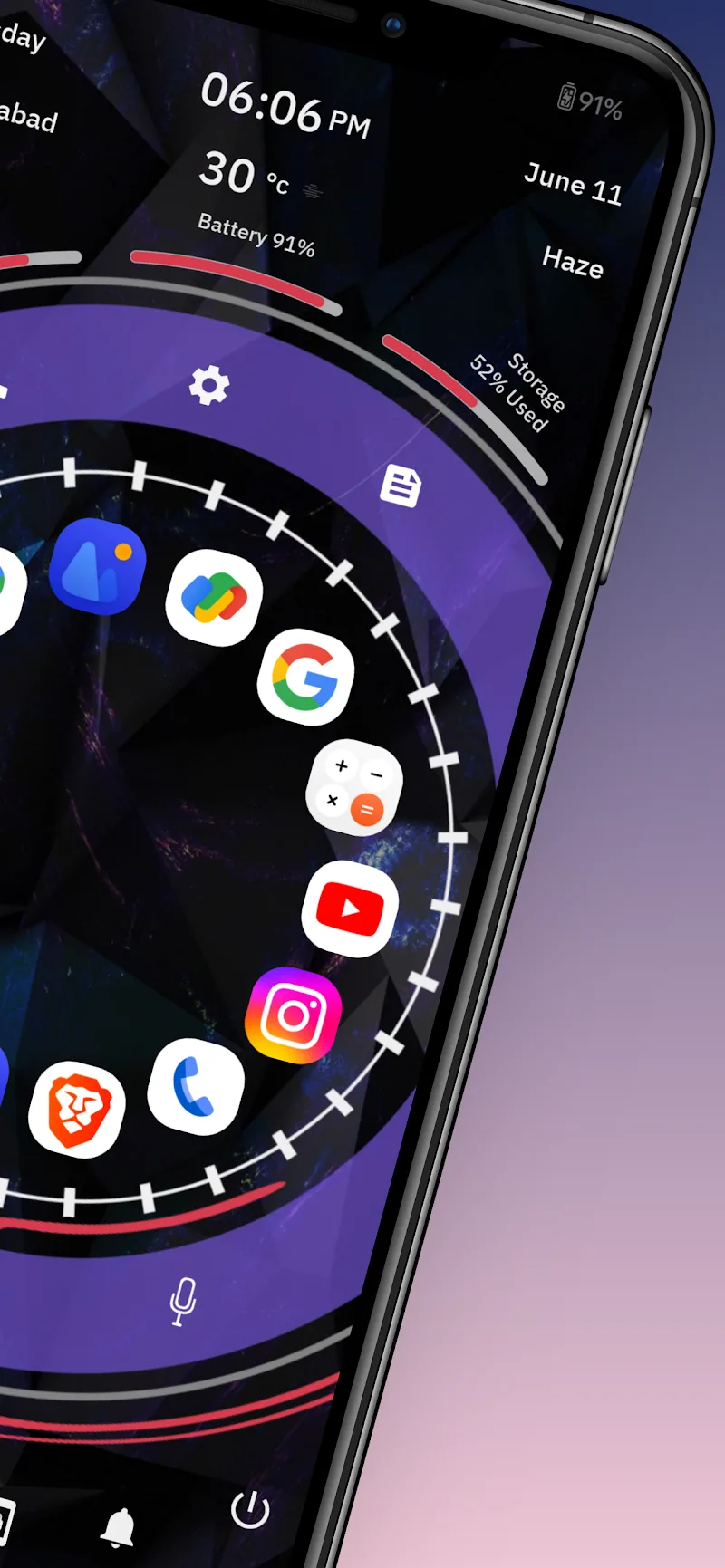 Orbit Launcher - Scifi Theme screenshot 1
