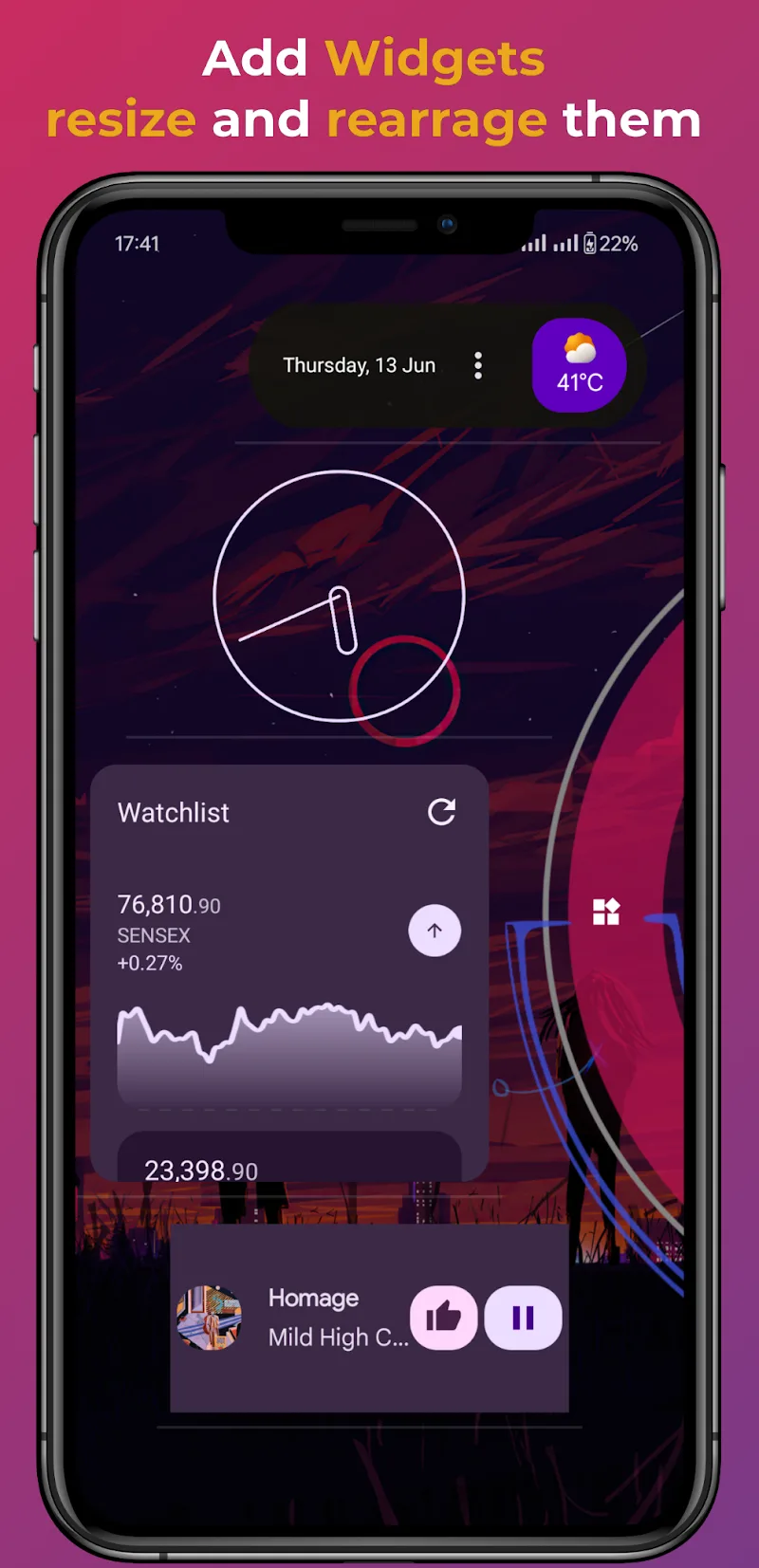 Orbit Launcher - Scifi Theme screenshot 1