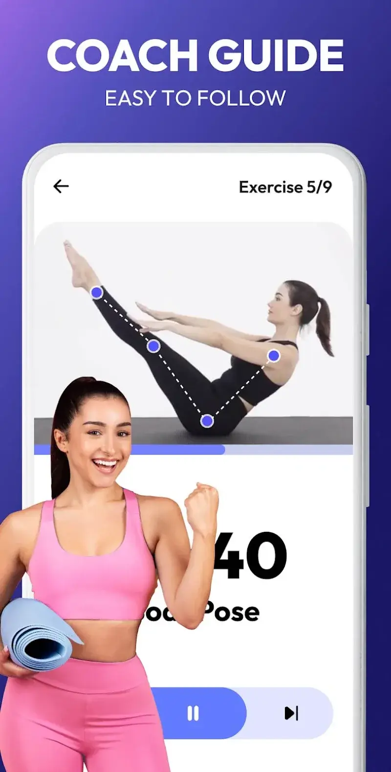 Pilates Workout at Home screenshot 1