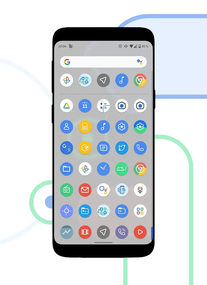 Pix Material Icon Pack screenshot 1