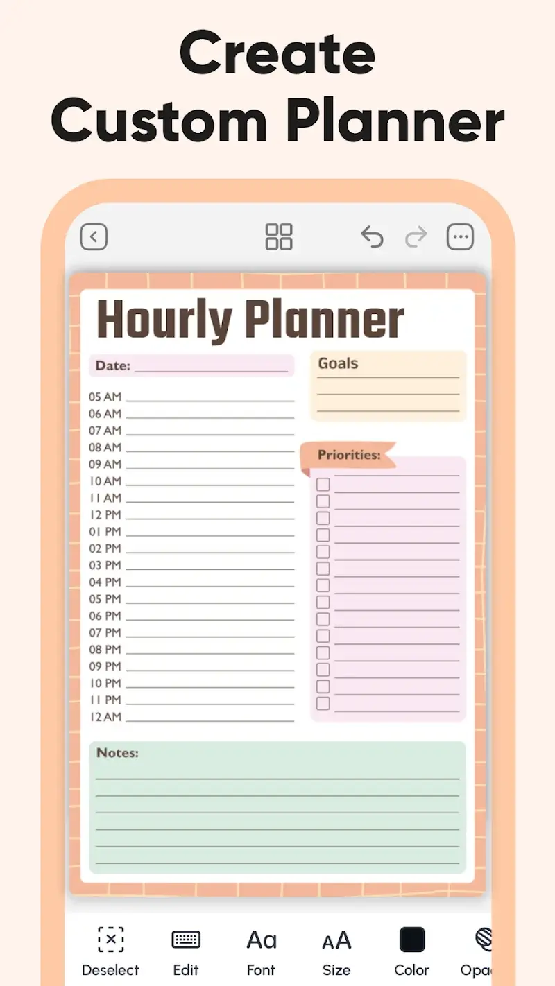 Daily Planner and Journal screenshot 1
