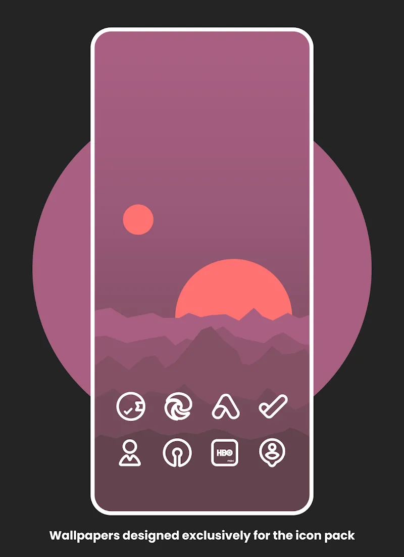 Plume Line - Icon Pack screenshot 1