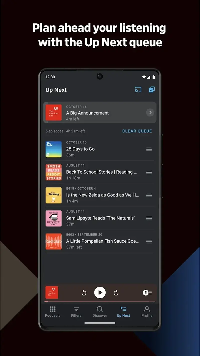 Pocket Casts screenshot 1